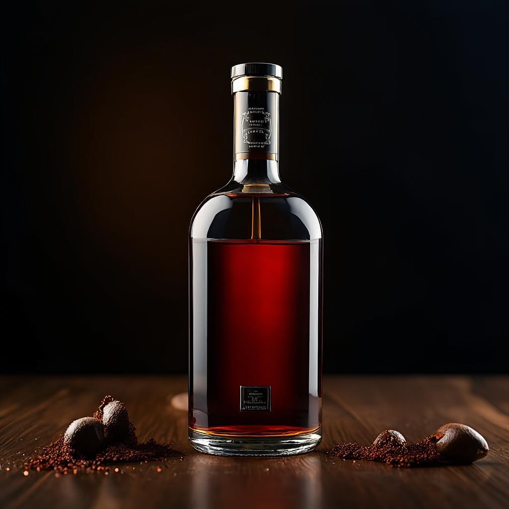 Vodka Espresso Shot - Botol gelap dengan aroma kopi premium